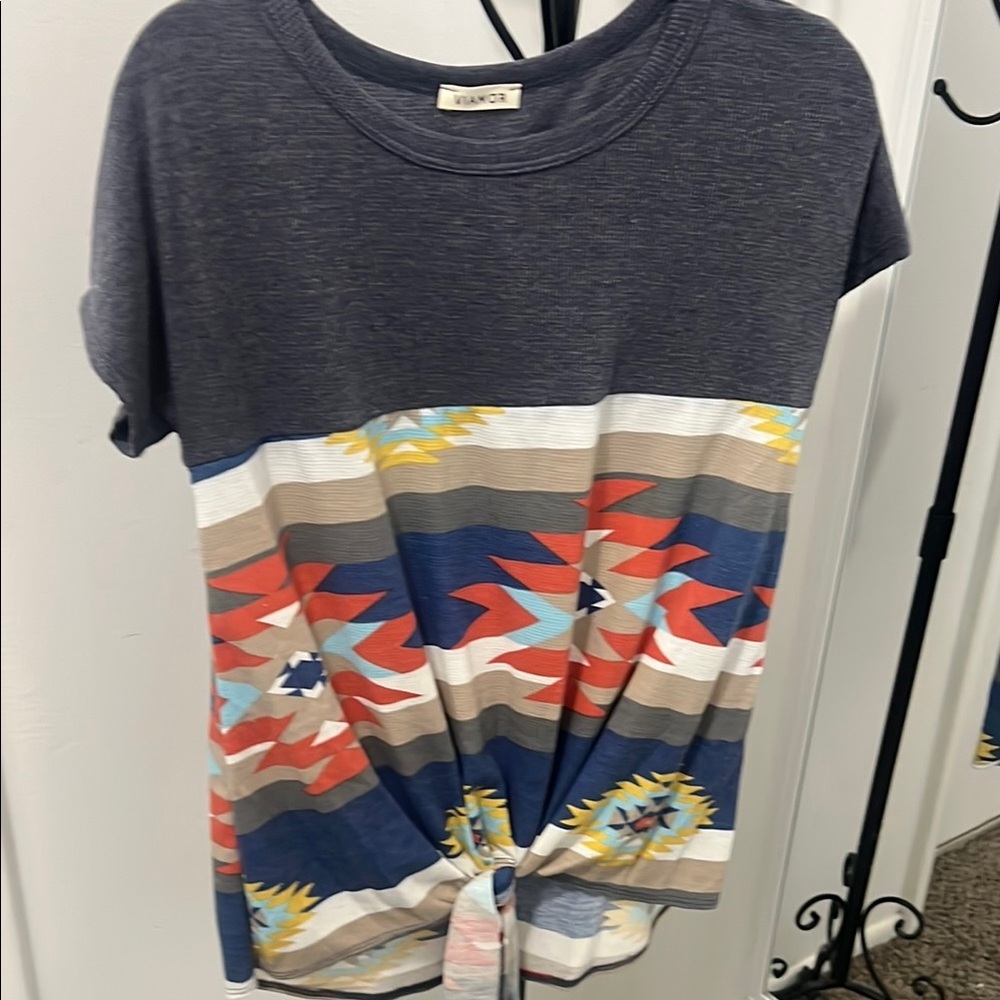Viator Women's Multicolor Patterned Blouse